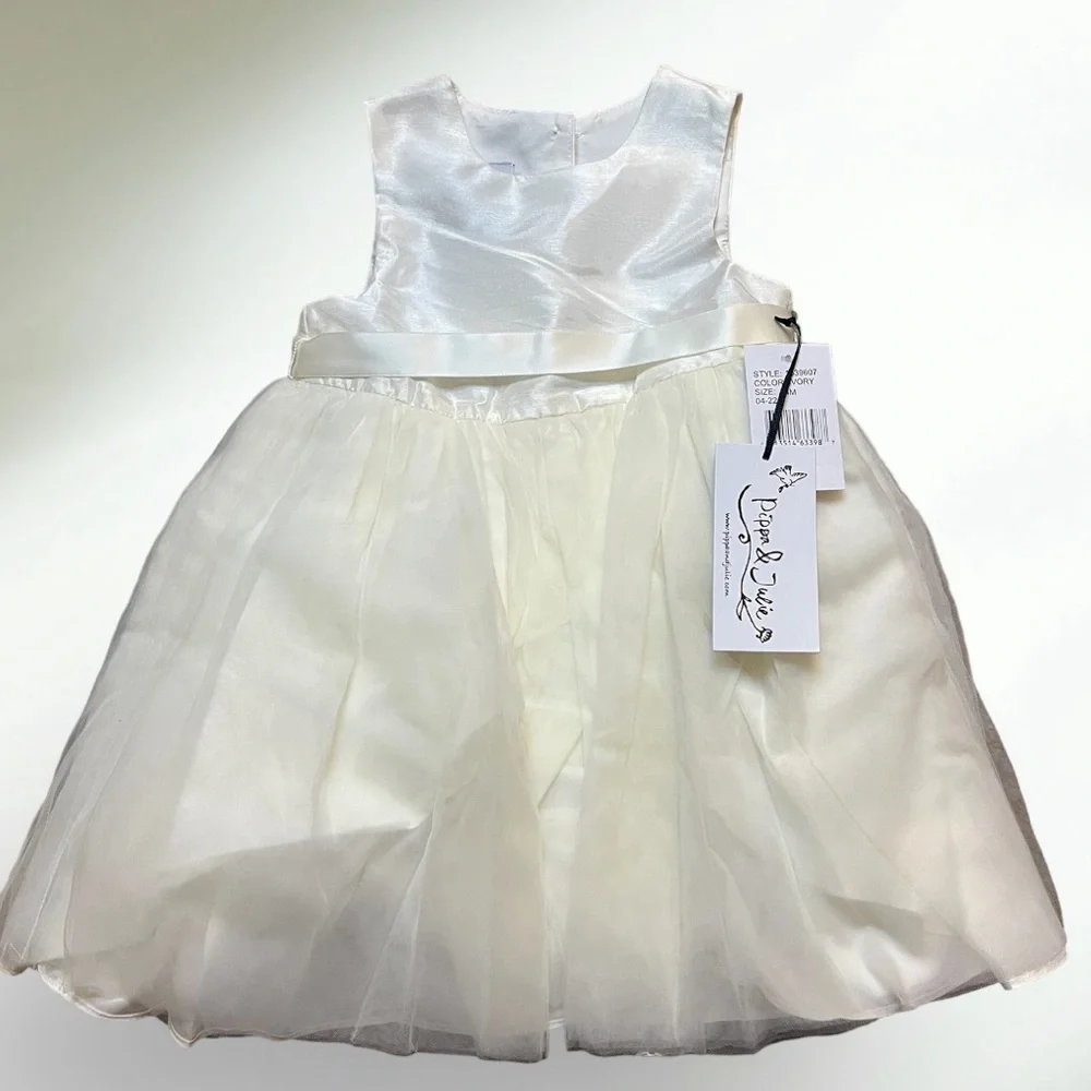 Pastourelle Ballerina A-Line Dress with Diaper Cover 24 months